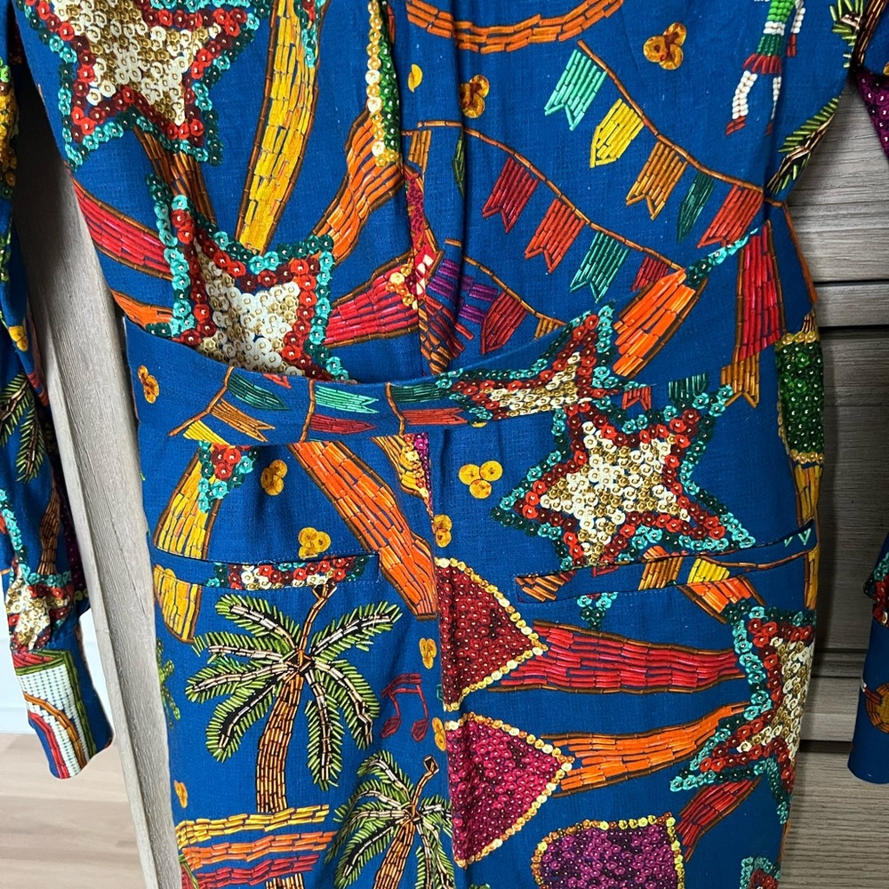 Farm Rio Colorful Patterned Romper - Picture 6 of 9